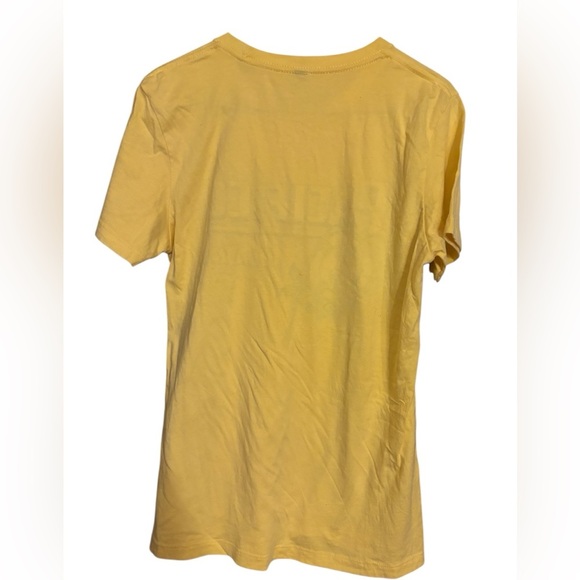 Pacifico Cerveza Beer Next Level Apparel Yellow Graphic Tee - Picture 2 of 6